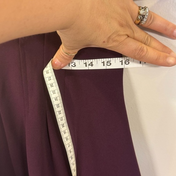 DKNY women’s burgundy midi length dress, size 8, NWOT - Picture 12 of 12